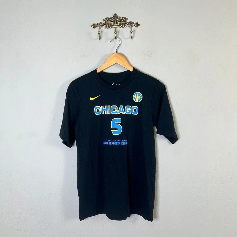 Nike Chicago Sky Angel Reese Explorer Edition T-Shirt Youth Size XL 18 Black New
